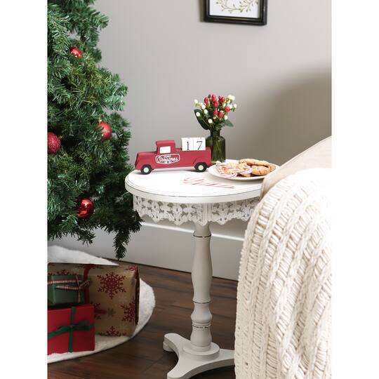 DII® Christmas Tree Truck Tabletop Block Calendar